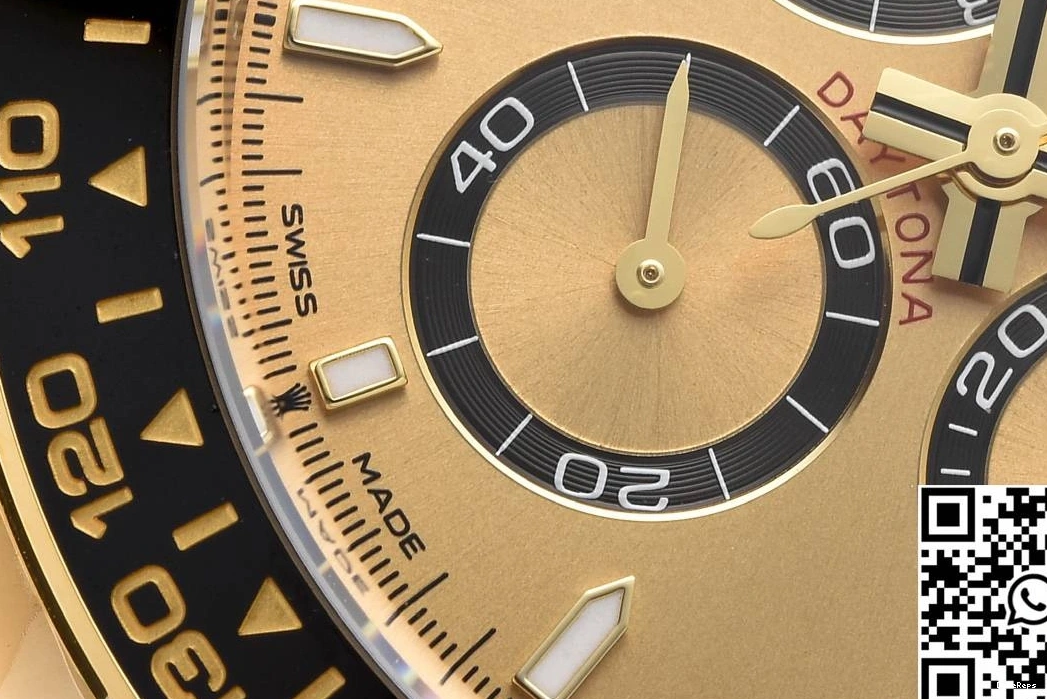 Dial Clean Factory Yellow Rolex Cosmograph Daytona M126518 Black Bezel 1011